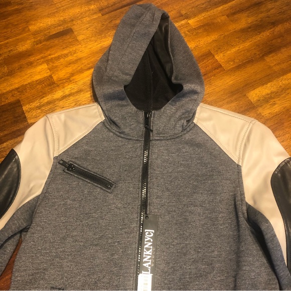 NWT $160 BLANK NYC Color Block Faux Leather Jacket in size XS! - Picture 4 of 16